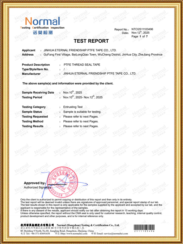 Certification
