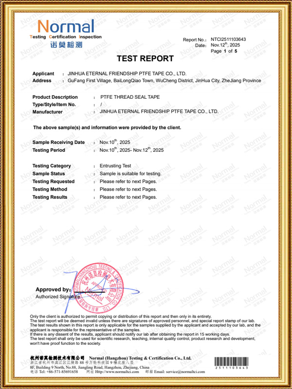 Certification