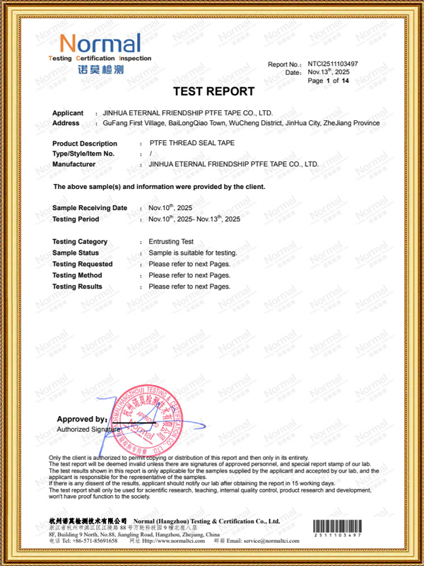 Certification